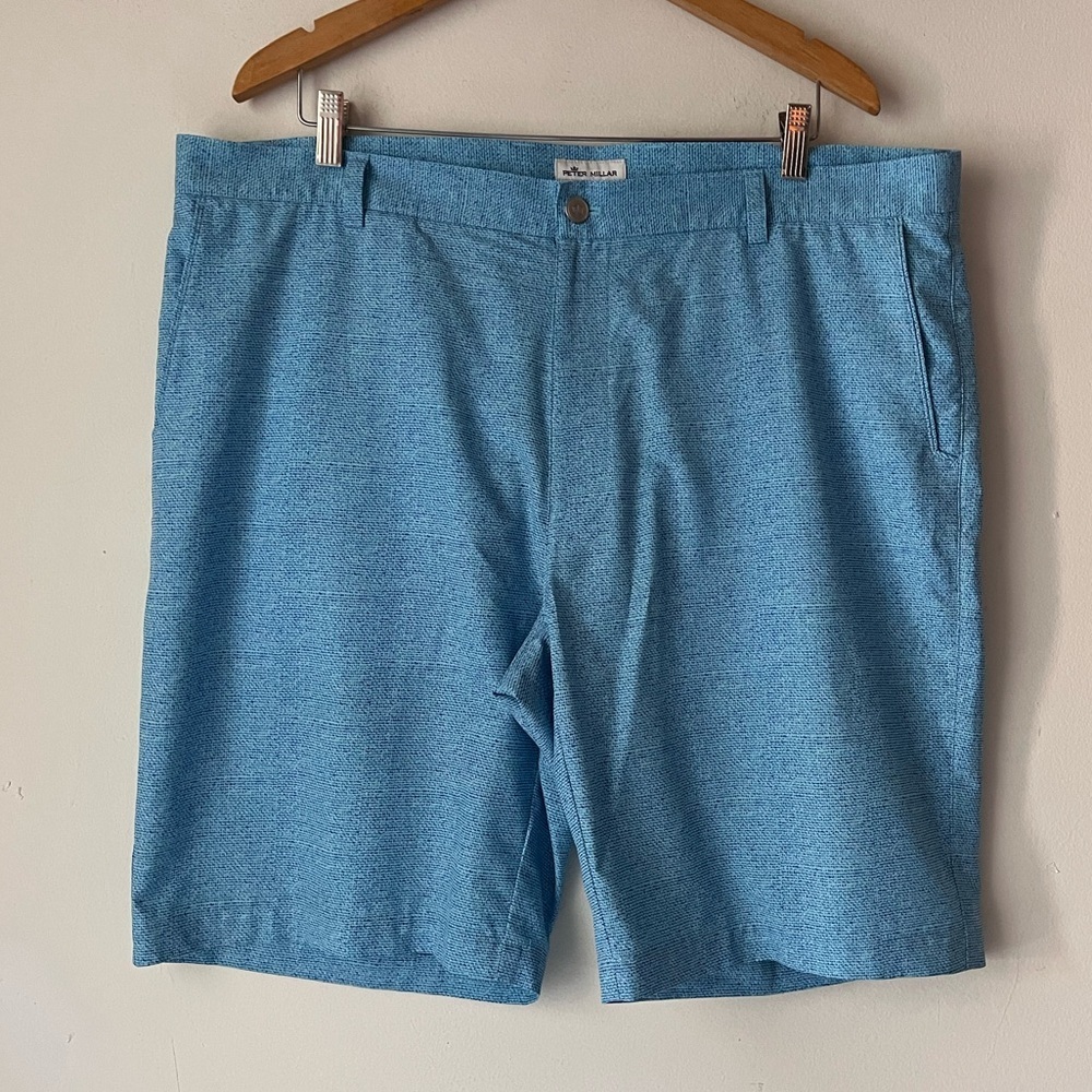 Peter Millar Men’s Sz 40 Blue Performance  Golf Shorts